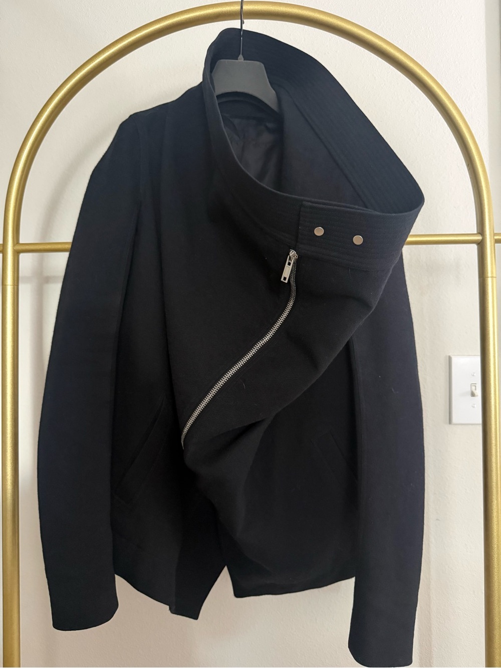 Rick Owens 2016 "Cyclops" Exploder Jacket - Black